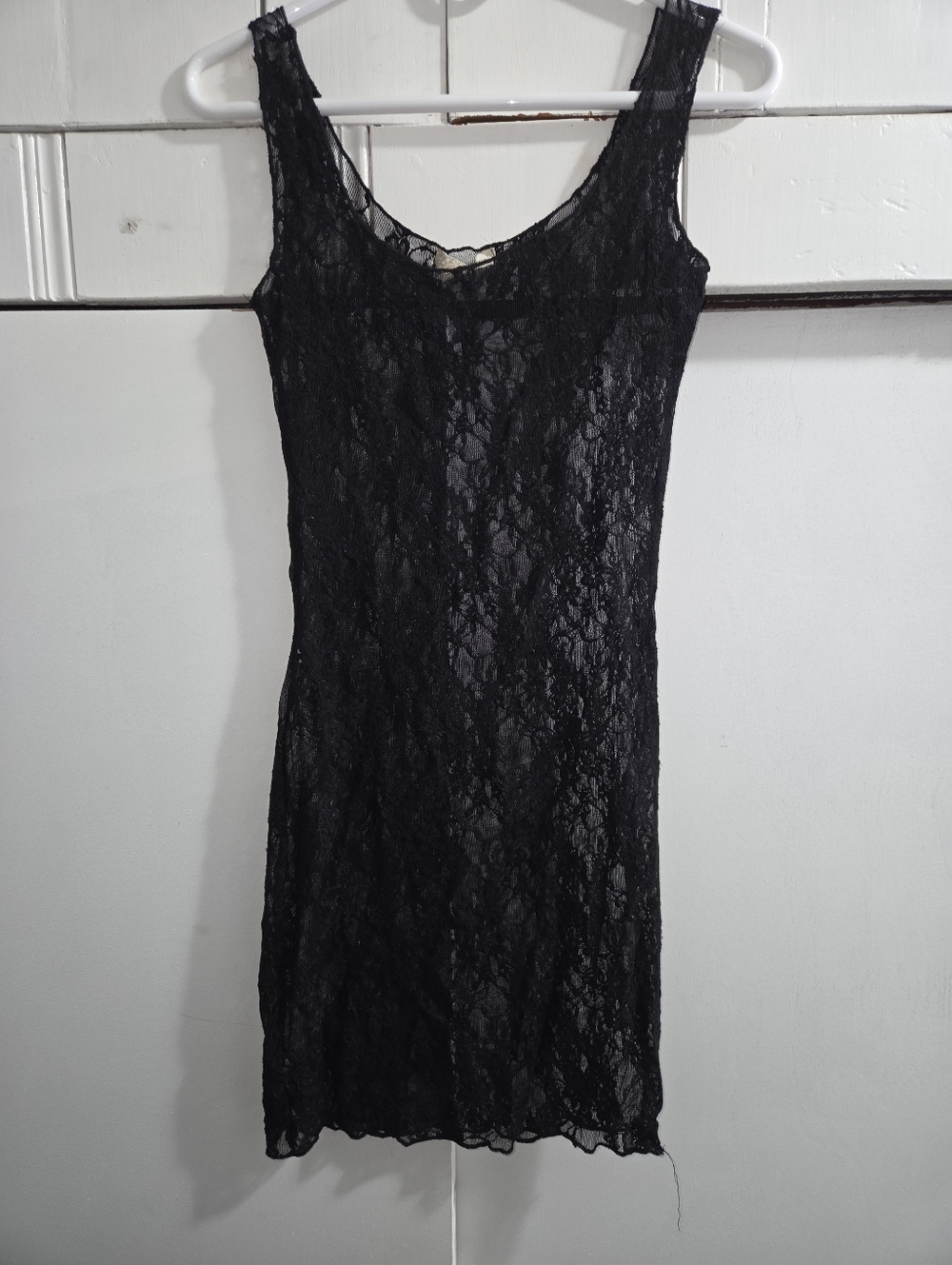 Derek Heart Black Lace Camisole Dress Small